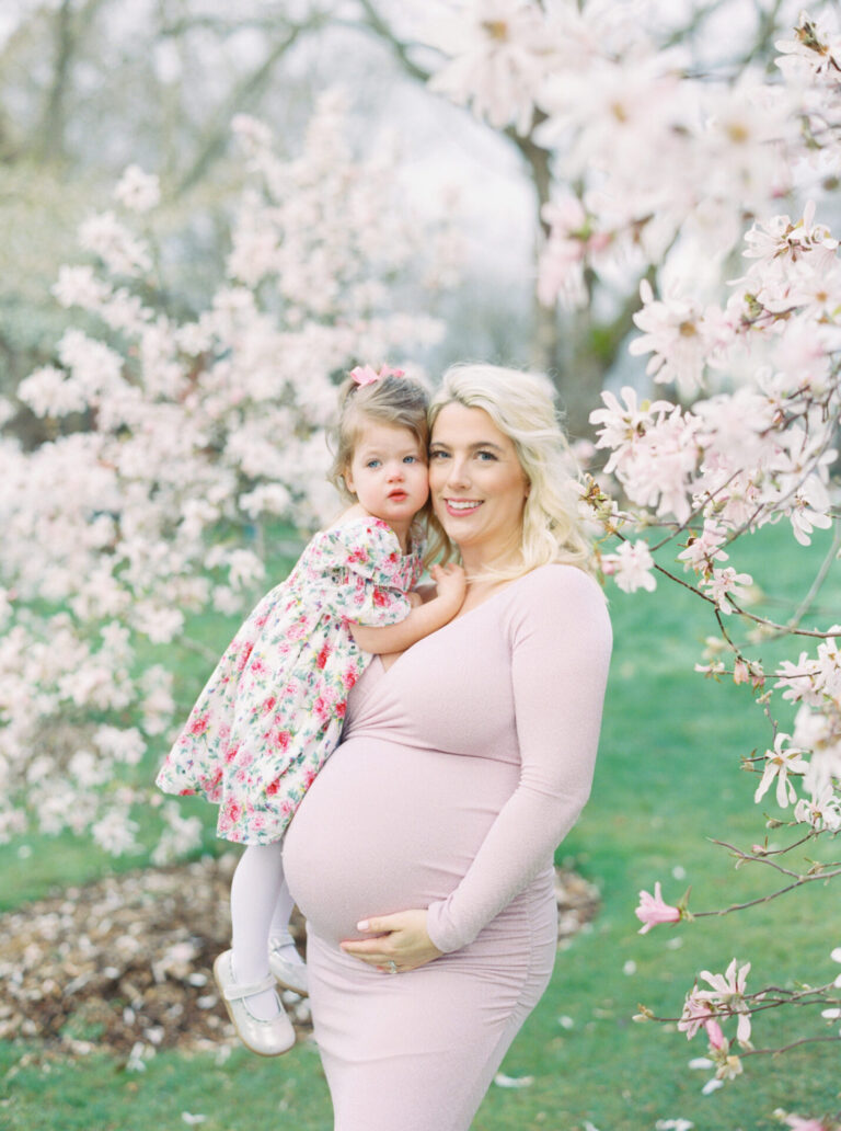 Spring Seattle Maternity photos on film UW